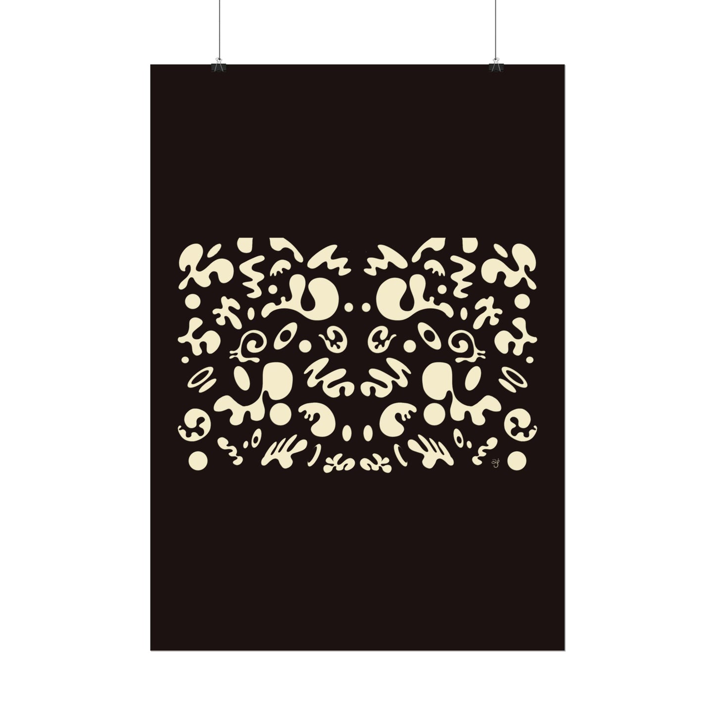 Mirror Work Rolled Poster (Portrait) - Smoke Signal