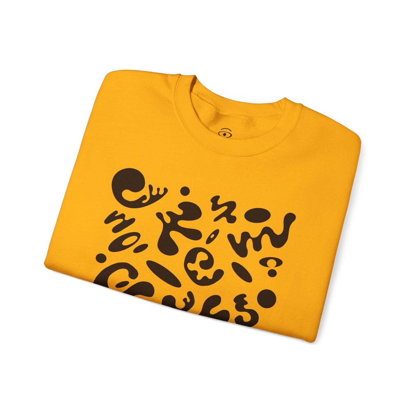 Pure Imagination Unisex Heavy Blend™ Crewneck Sweatshirt- Smoke Signal Black Print