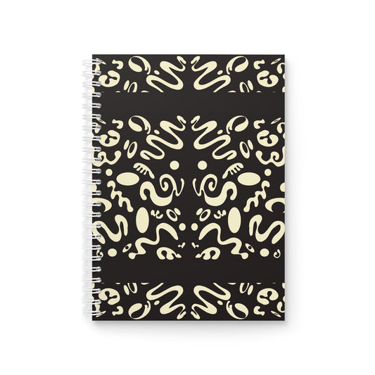 Mirror Work Color Spiral Notebook (Wide Ruled) - Smoke Signal