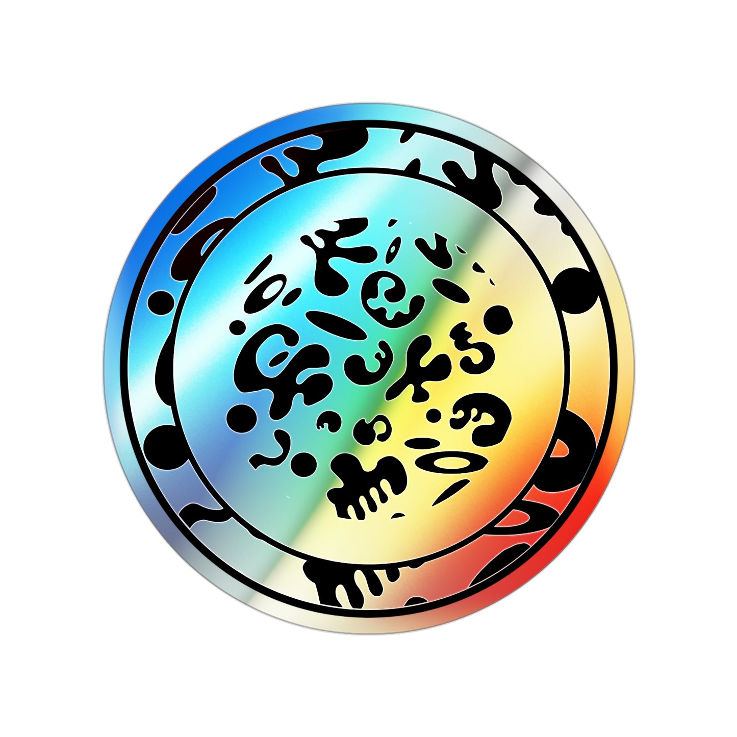 Adorn'd Holographic Die Cut Stickers - Blank Page Holo