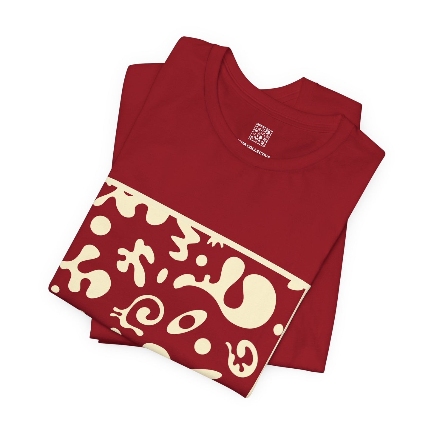 Adorn'd Unisex Jersey Short Sleeve Tee - Blank Page White Print