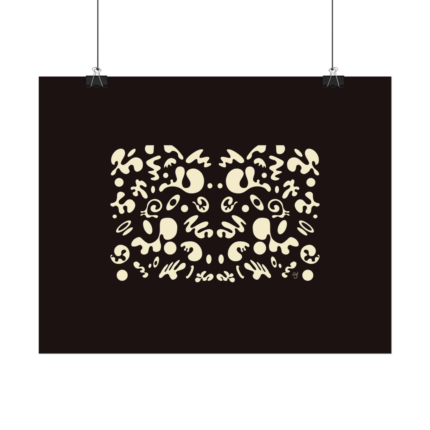 Mirror Work Rolled Poster (Landscape) - Smoke Signal