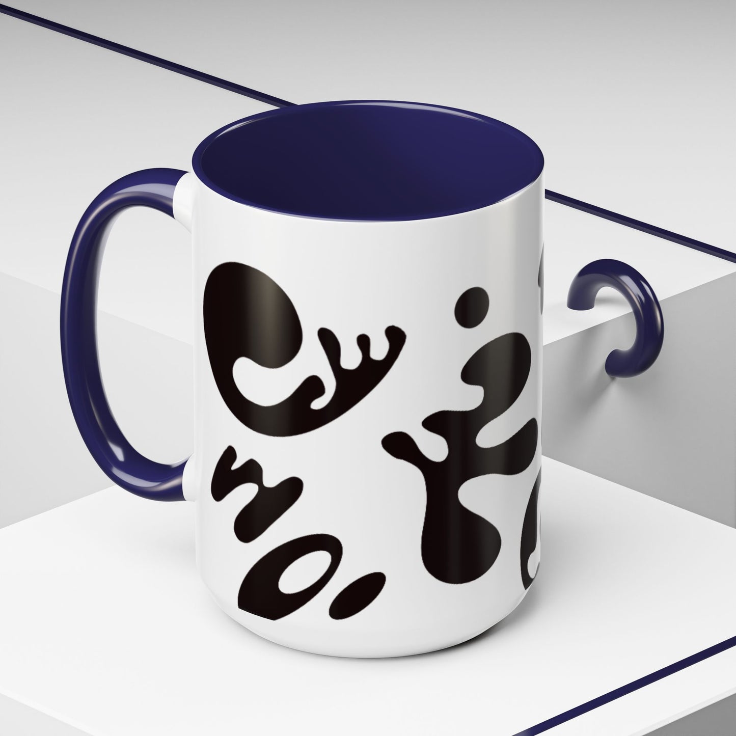 Nourish'd Color Accent Ceramic Mug