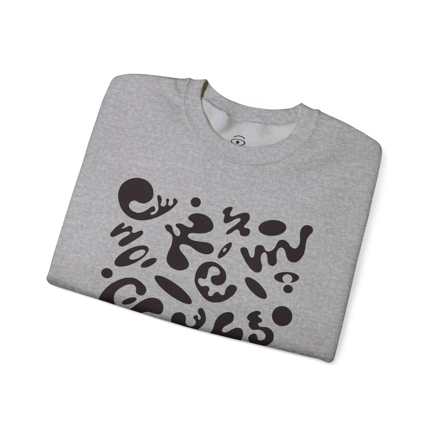 Pure Imagination Unisex Heavy Blend™ Crewneck Sweatshirt- Smoke Signal Black Print