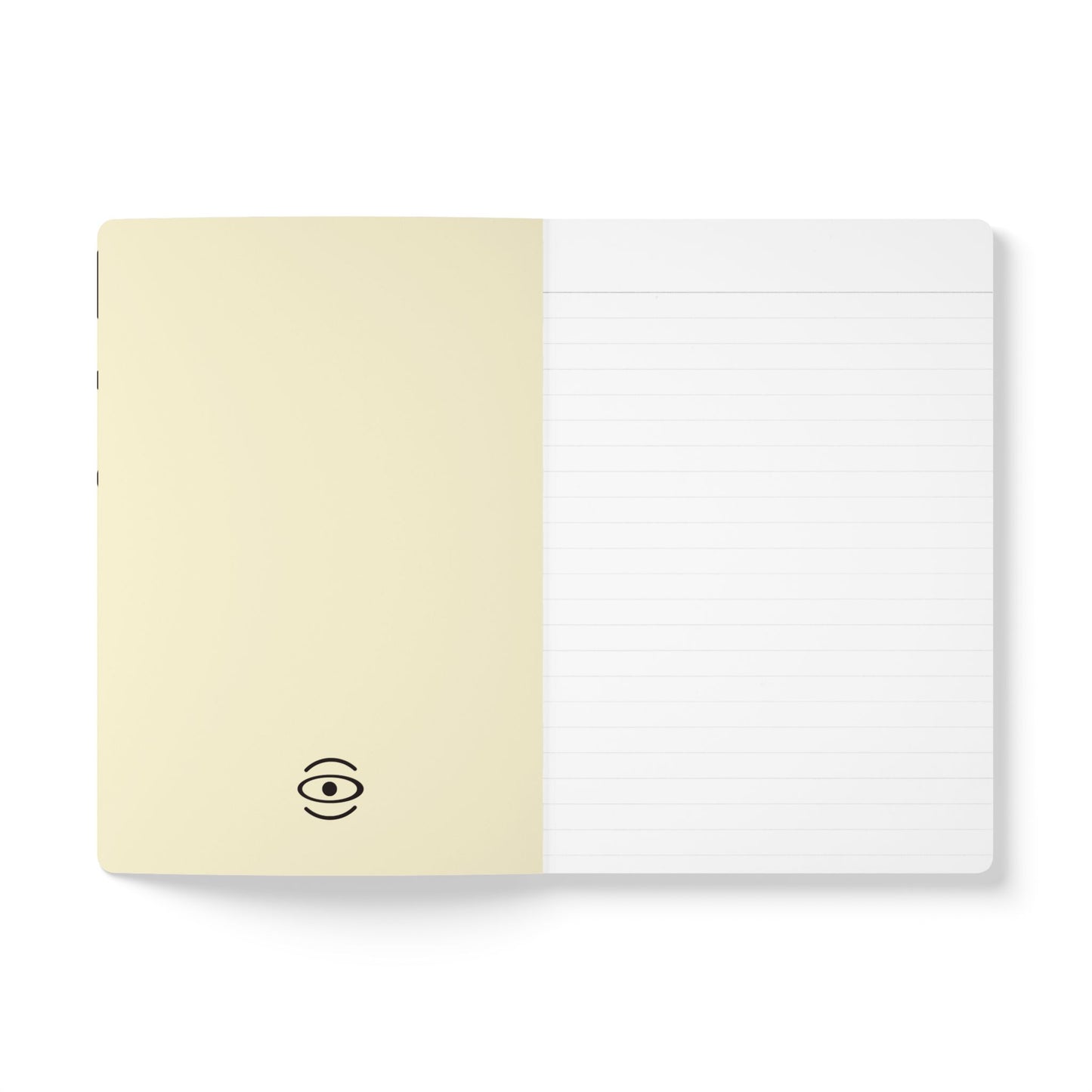 Pure Imagination Softcover Journal w Inside Prints + Tear-Off Pages (Ruled Line) - Blank Page White