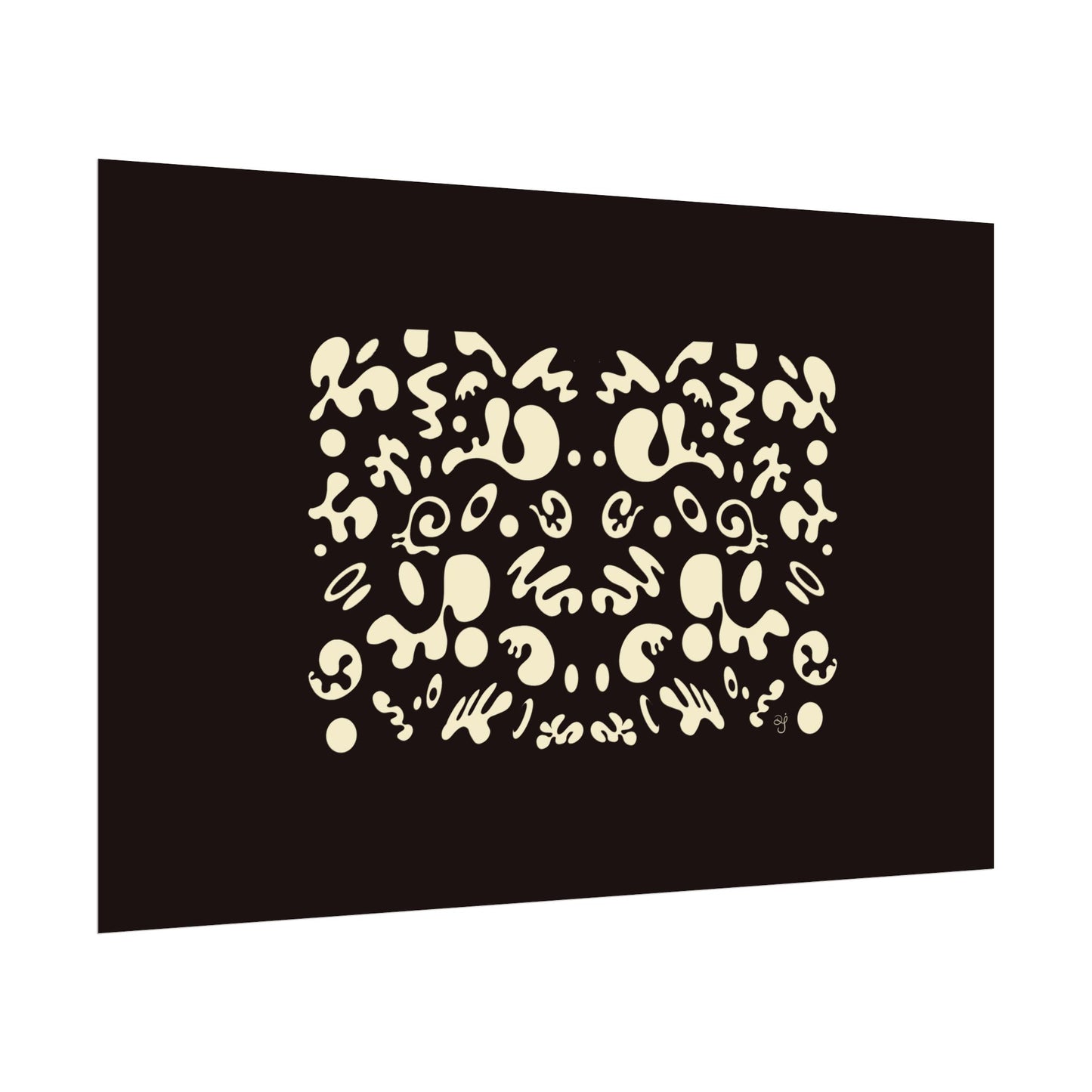 Mirror Work Rolled Poster (Landscape) - Smoke Signal