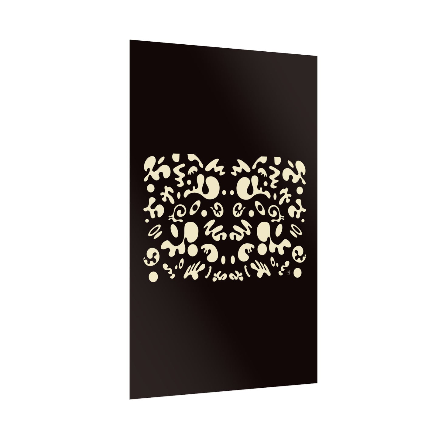 Mirror Work Rolled Poster (Portrait) - Smoke Signal