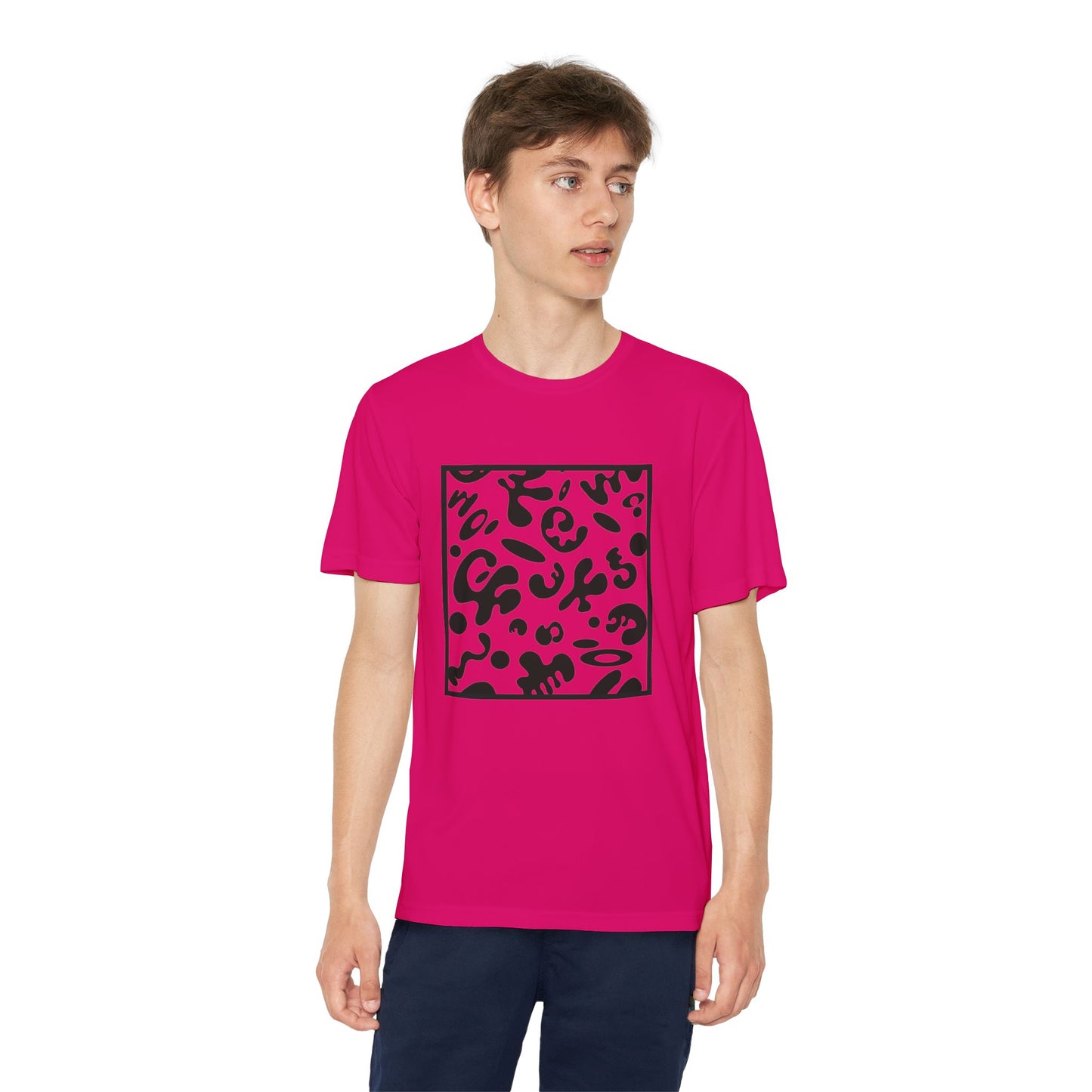 Adorn'd Youth Competitor Graphic Tee - Smoke Signal Black