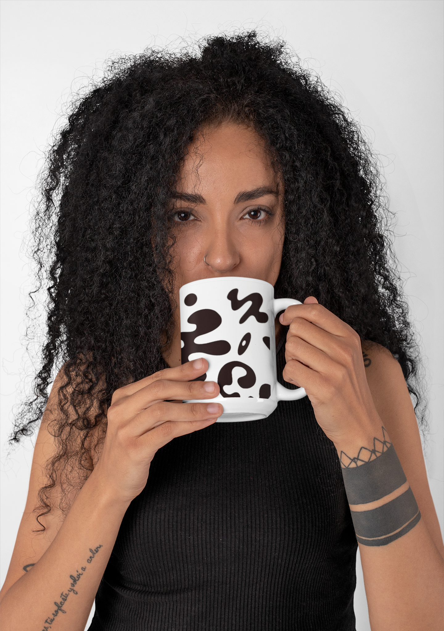 Nourish'd White Ceramic Mug
