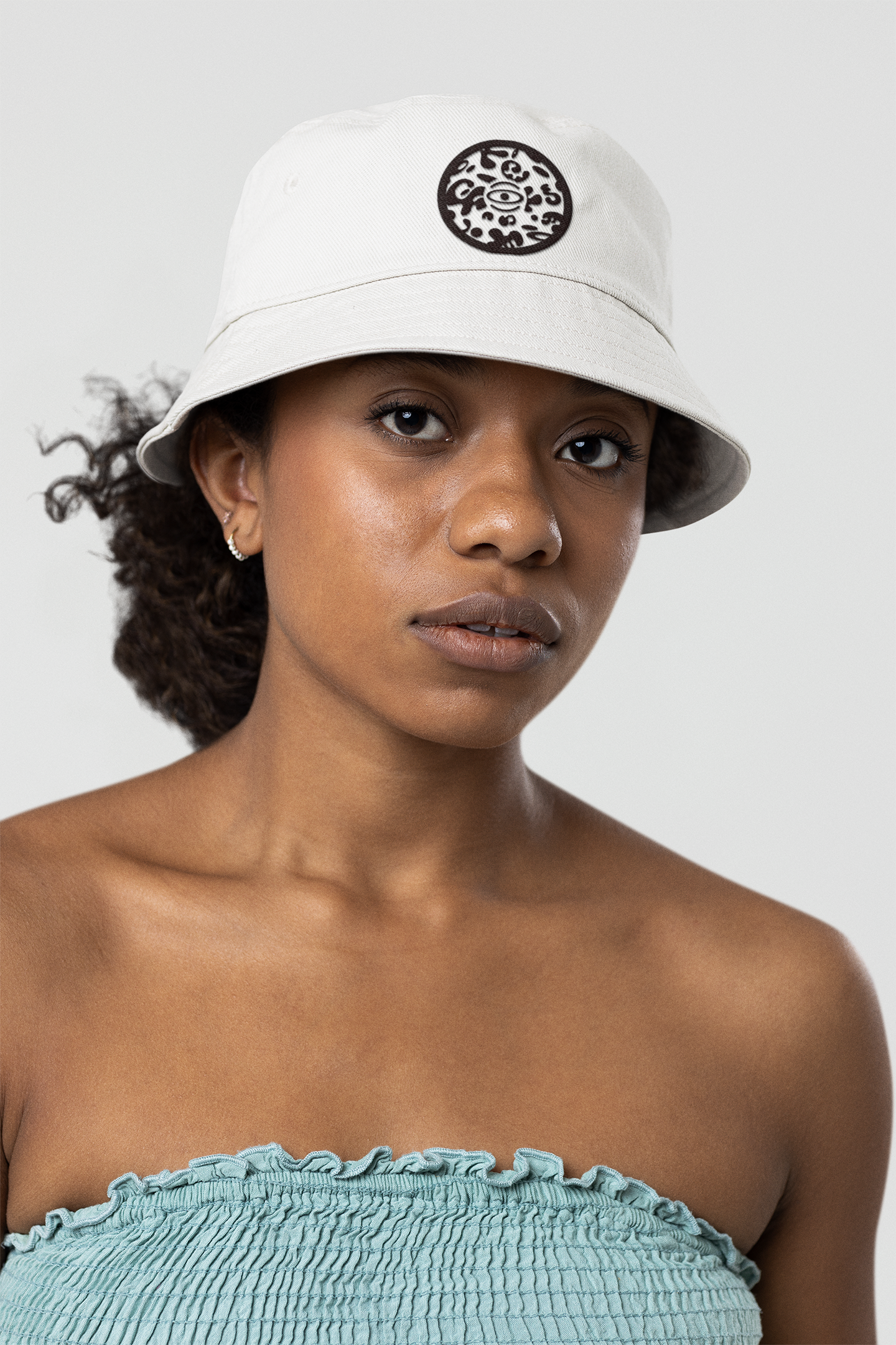 Adorn'd Logo Embroidered Bucket Hat – Smoke Signal Black