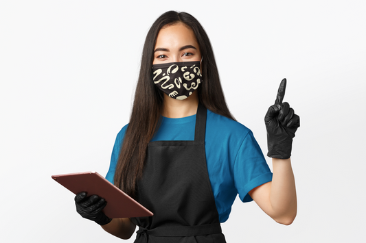 Pure Imagination Standard Fabric Face Mask - Smoke Signal