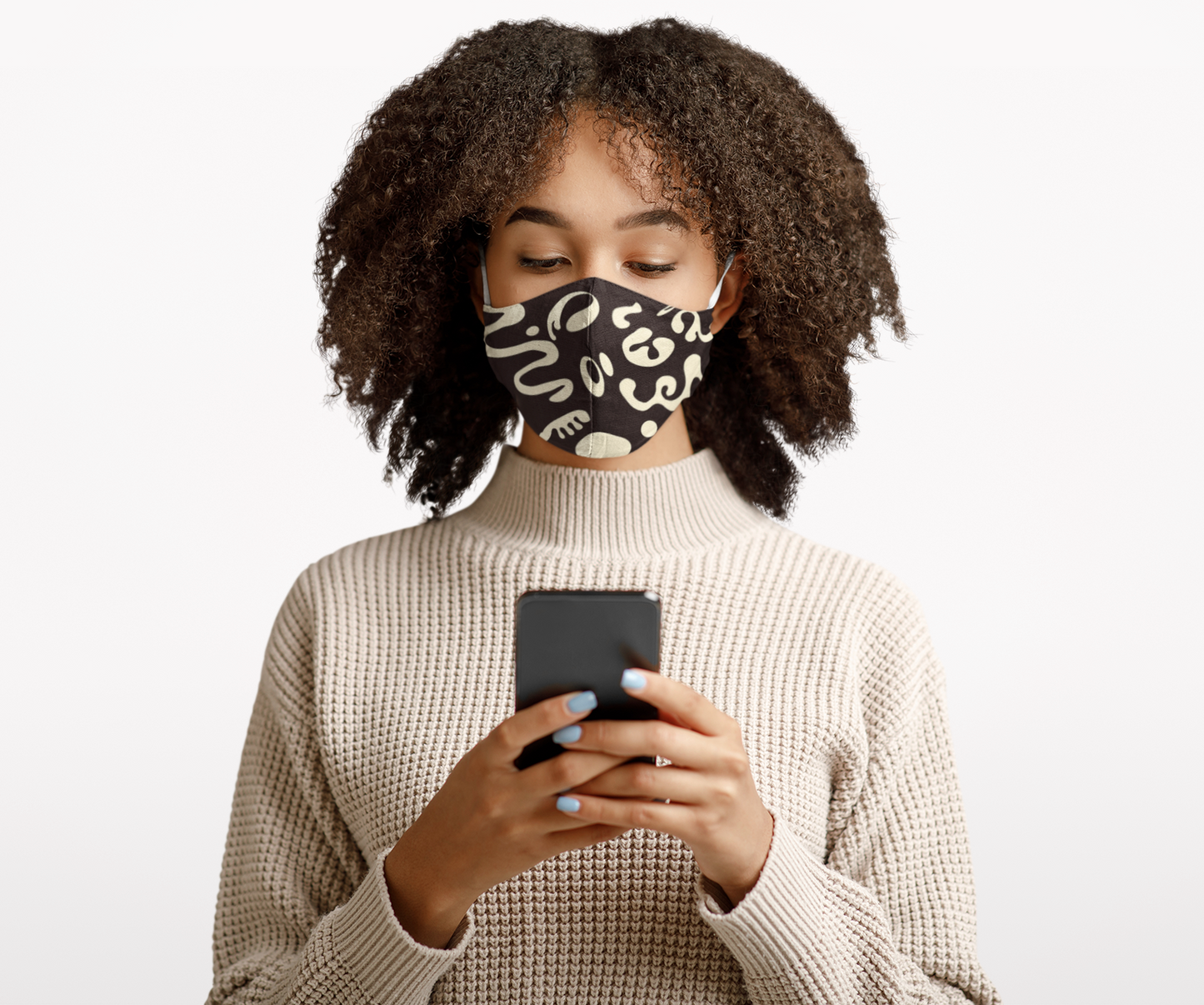 Pure Imagination Standard Fabric Face Mask - Smoke Signal
