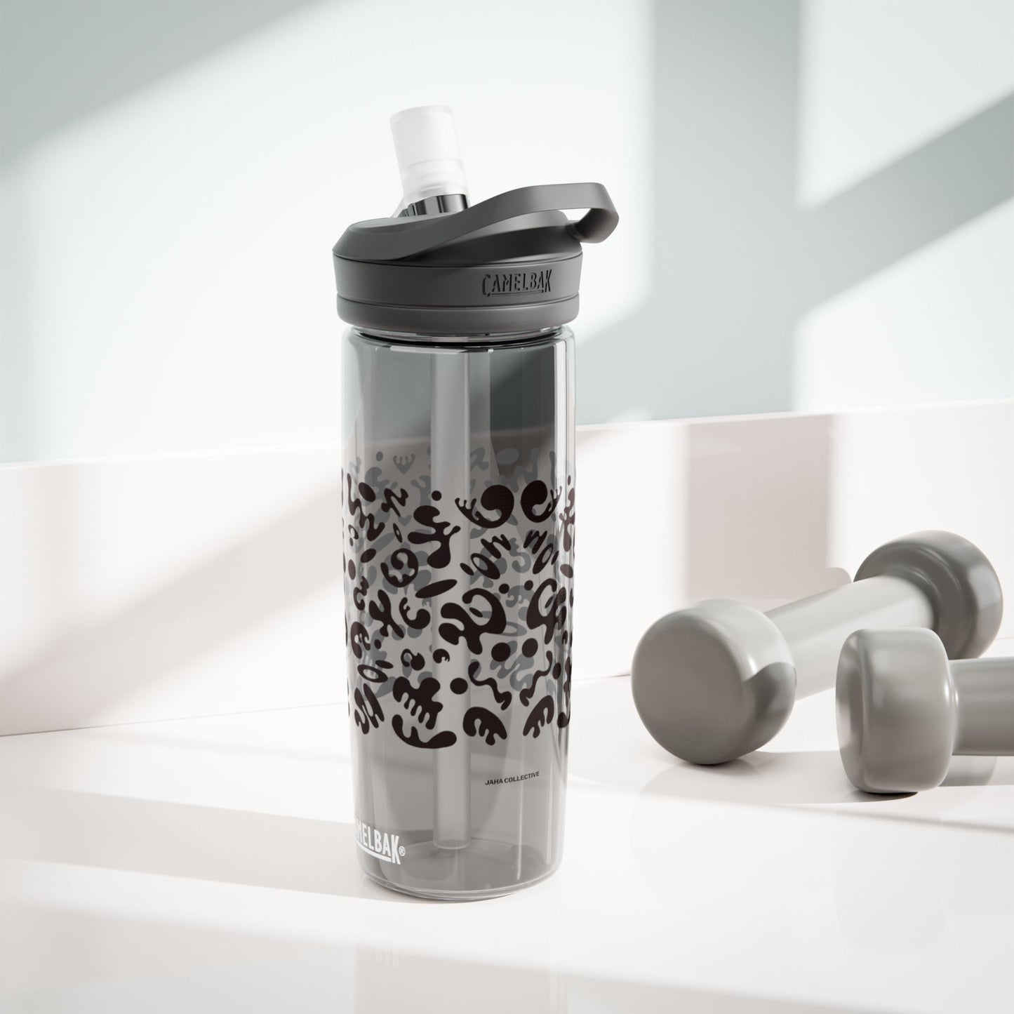 Mirror Work CamelBak Eddy®  Water Bottle (20oz or 25oz) - Smoke Signal Black