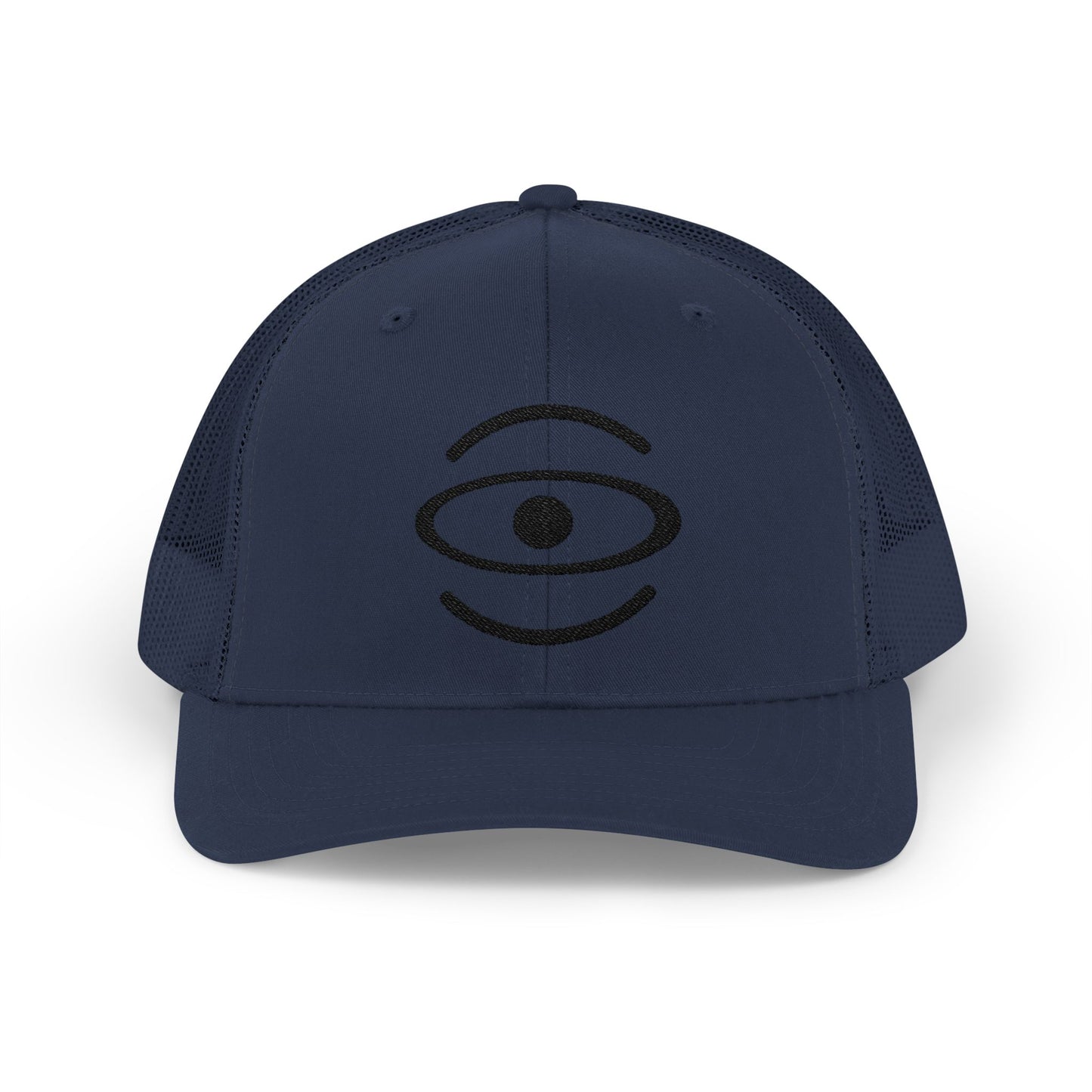 Jaha Logo Embroidered Retro Trucker Hat - Smoke Signal Black