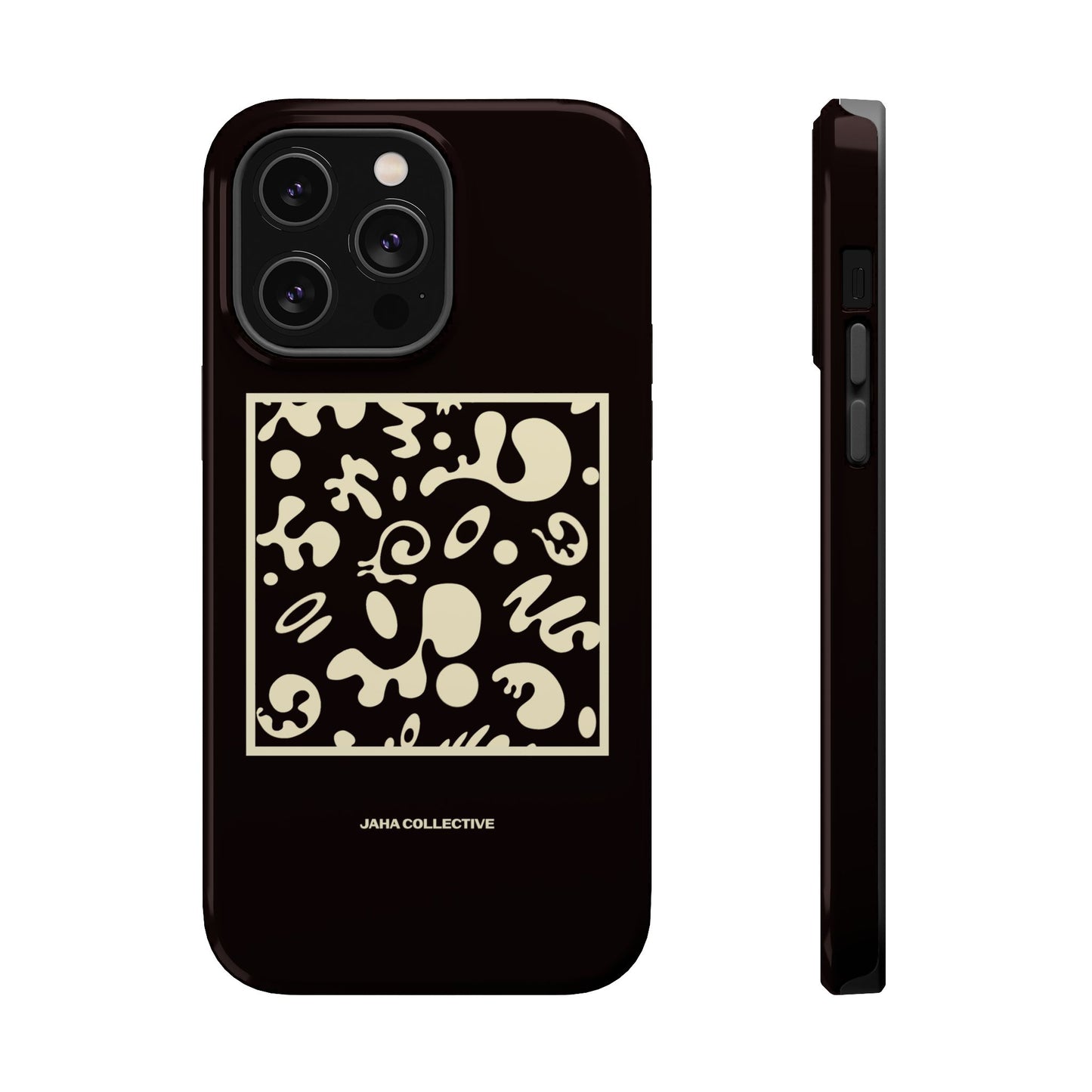 Adorn'd Minimalist Square MagSafe Tough Case - Smoke Signal