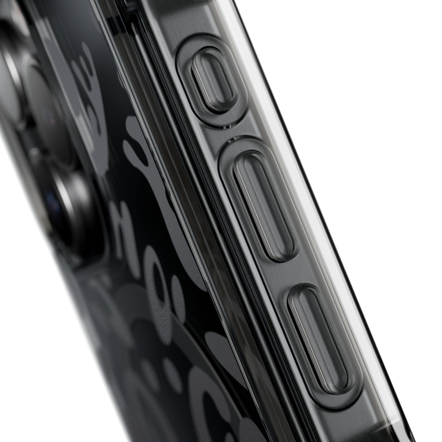 Mirror Work Clear MagSafe Impact Case - Smoke Signal Black