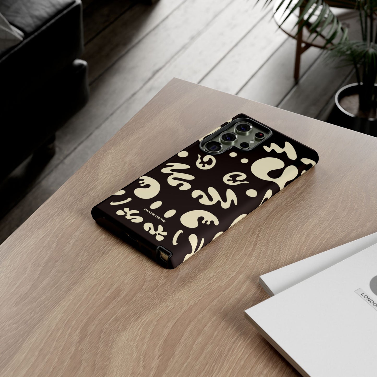 Mirror Work Tough Case (Samsung) - Smoke Signal Black