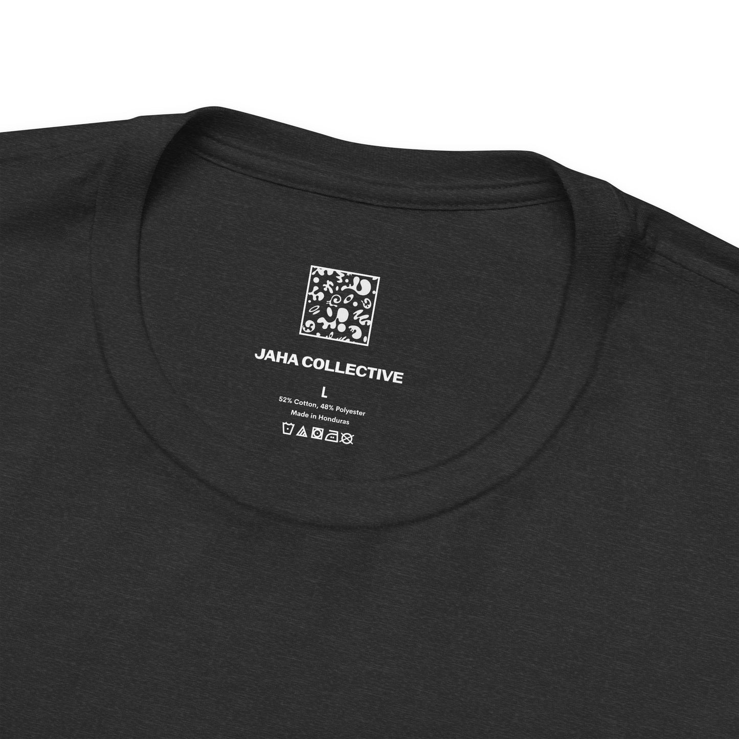 Adorn'd Unisex Jersey Short Sleeve Tee - Blank Page White Print