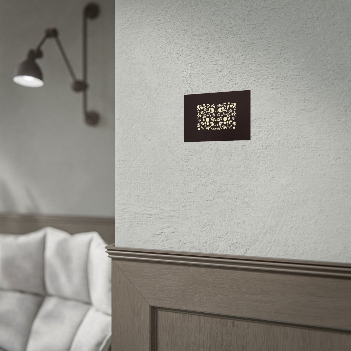 Mirror Work Rolled Poster (Landscape) - Smoke Signal