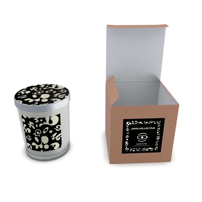 Mood Setter Luxe Glass Candle w Box