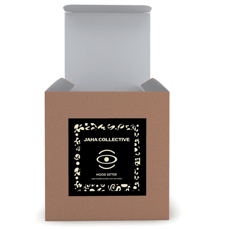 Mood Setter Luxe Glass Candle w Box