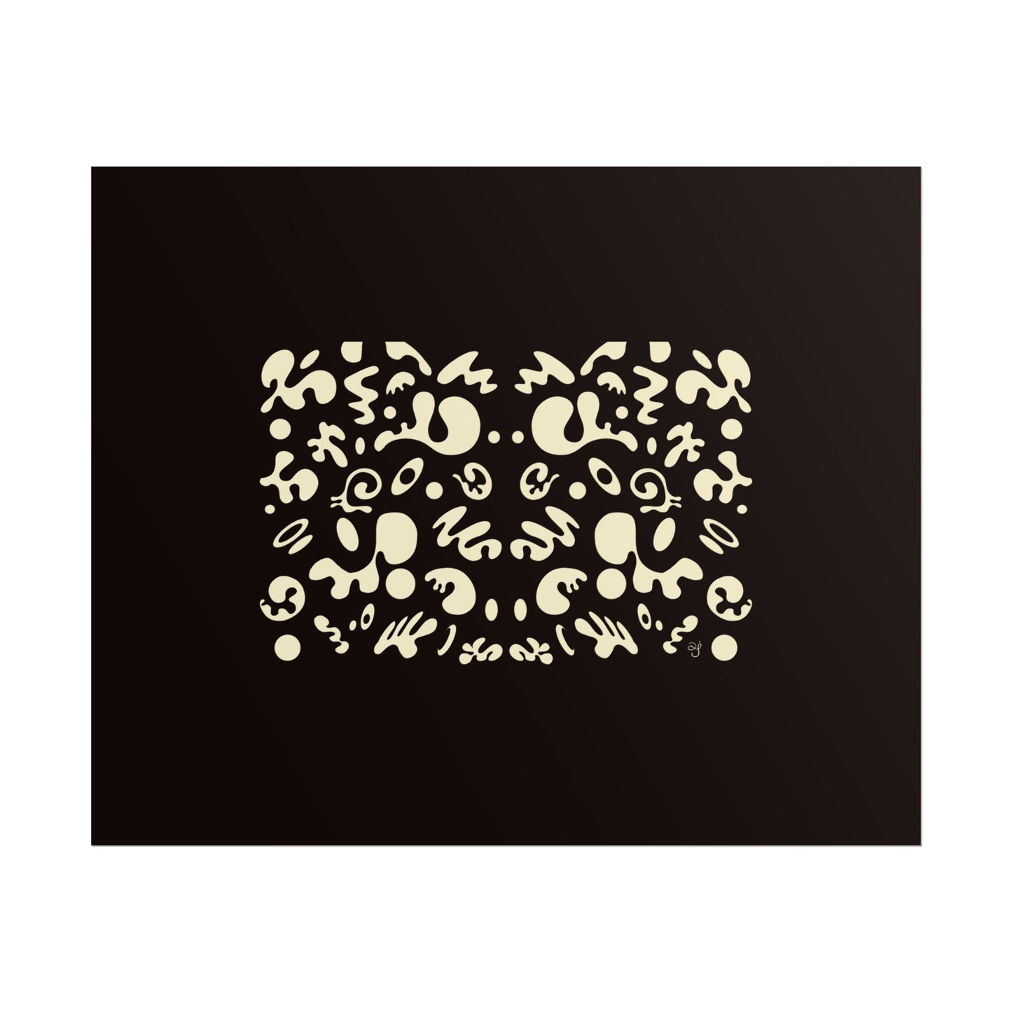 Mirror Work Rolled Poster (Landscape) - Smoke Signal