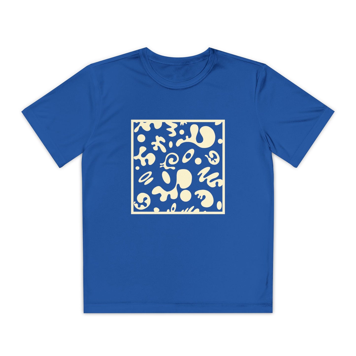 Adorn'd Youth Competitor Graphic Tee - Blank Page White