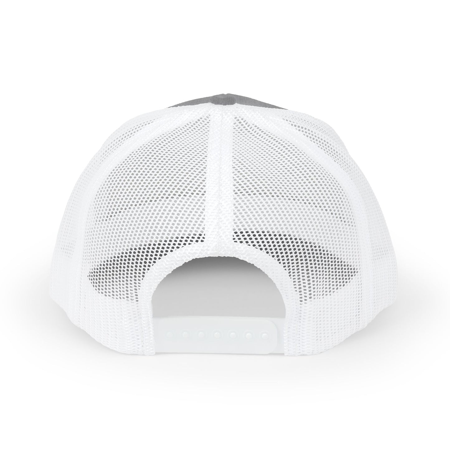 Adorn'd Logo Embroidered Retro Trucker Hat - Smoke Signal Black