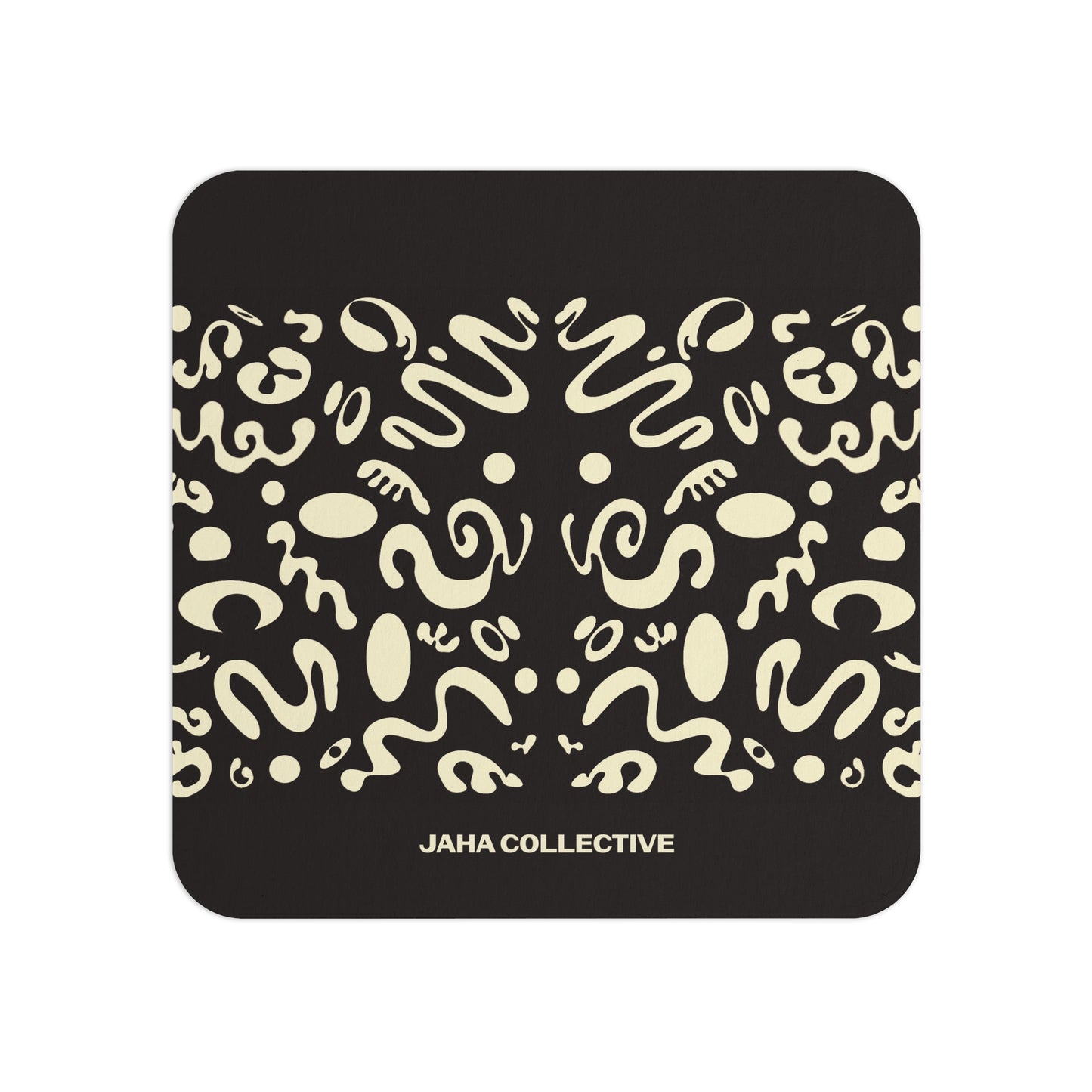 Mirror Work Coaster Set (50 or 100) - Smoke Signal Black
