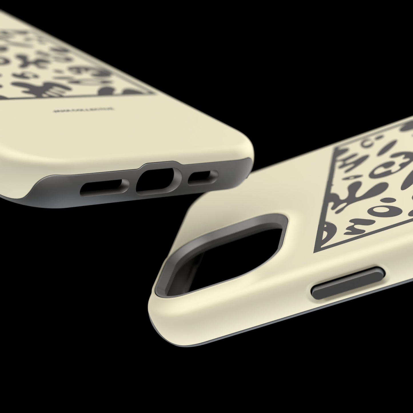 Adorn'd Minimalist Square MagSafe Tough Case - Blank Page