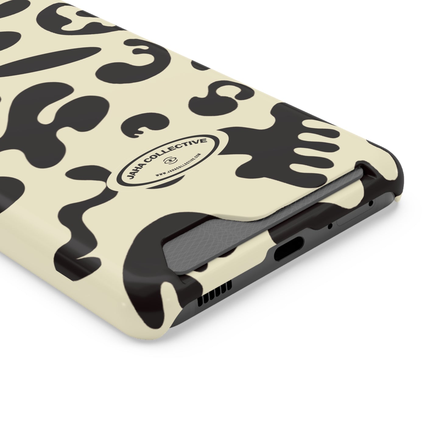 Pure Imagination Phone Case w Card Holder - Blank Page White