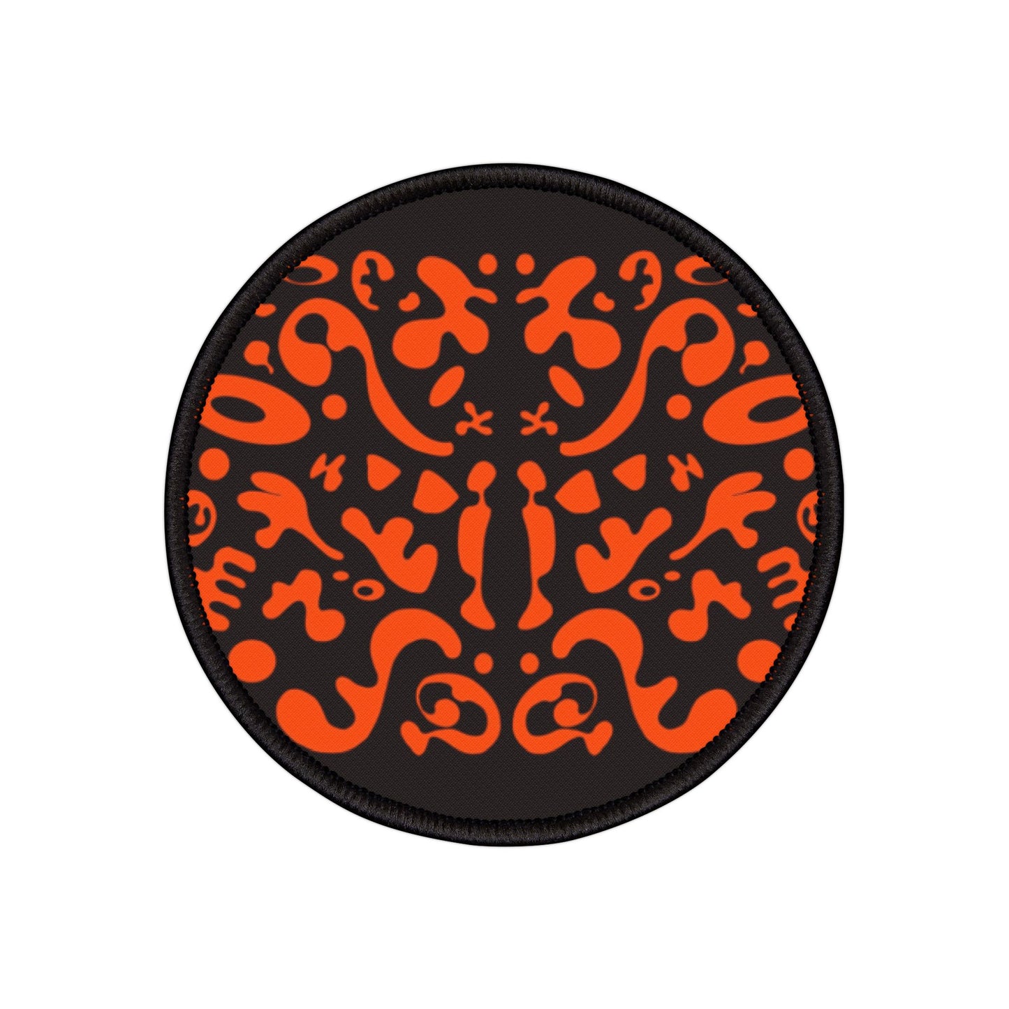 Mirror Work Color Vibrant Iron-On Patches - Black Magic Woman