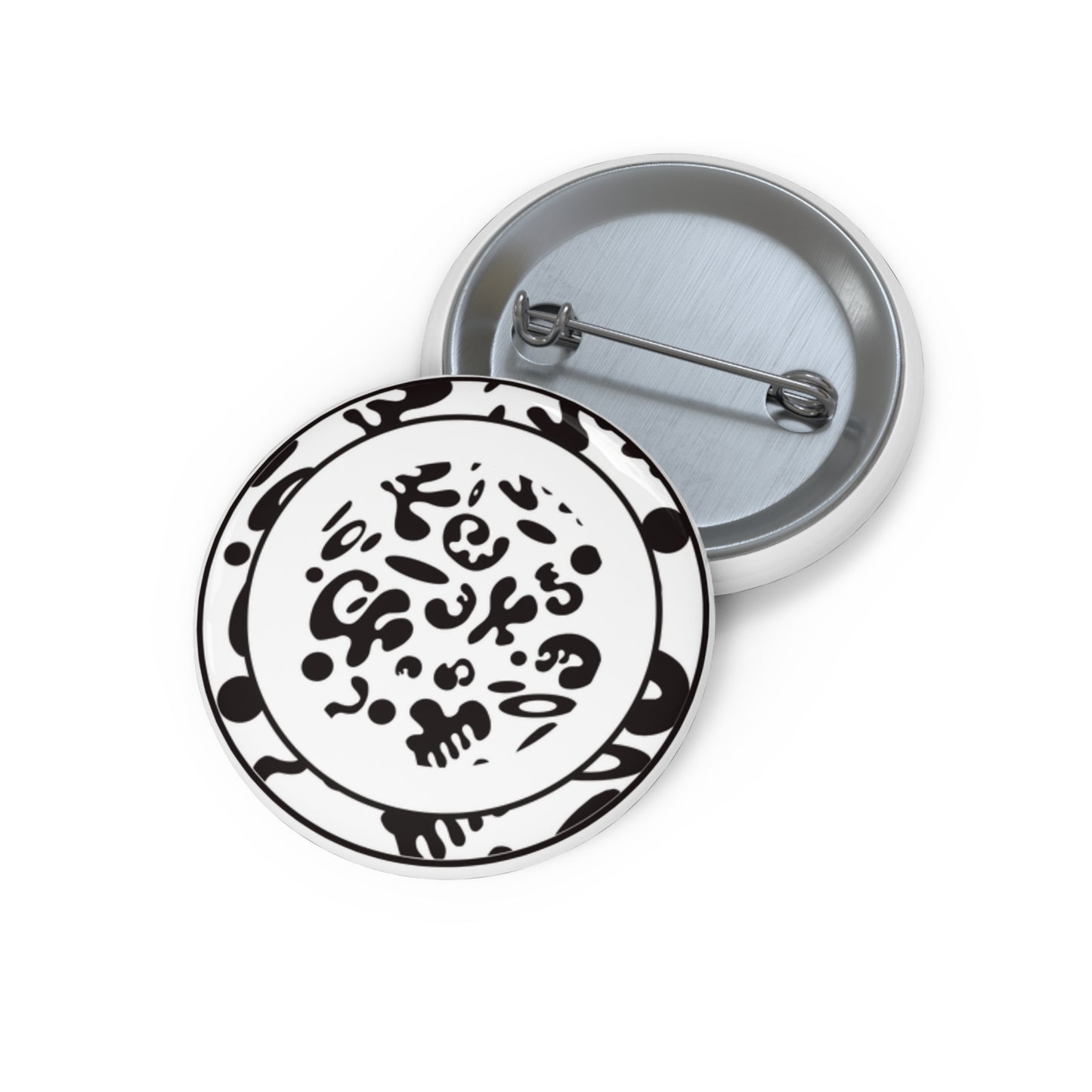 Adorn'd Pin Button - Starlight White