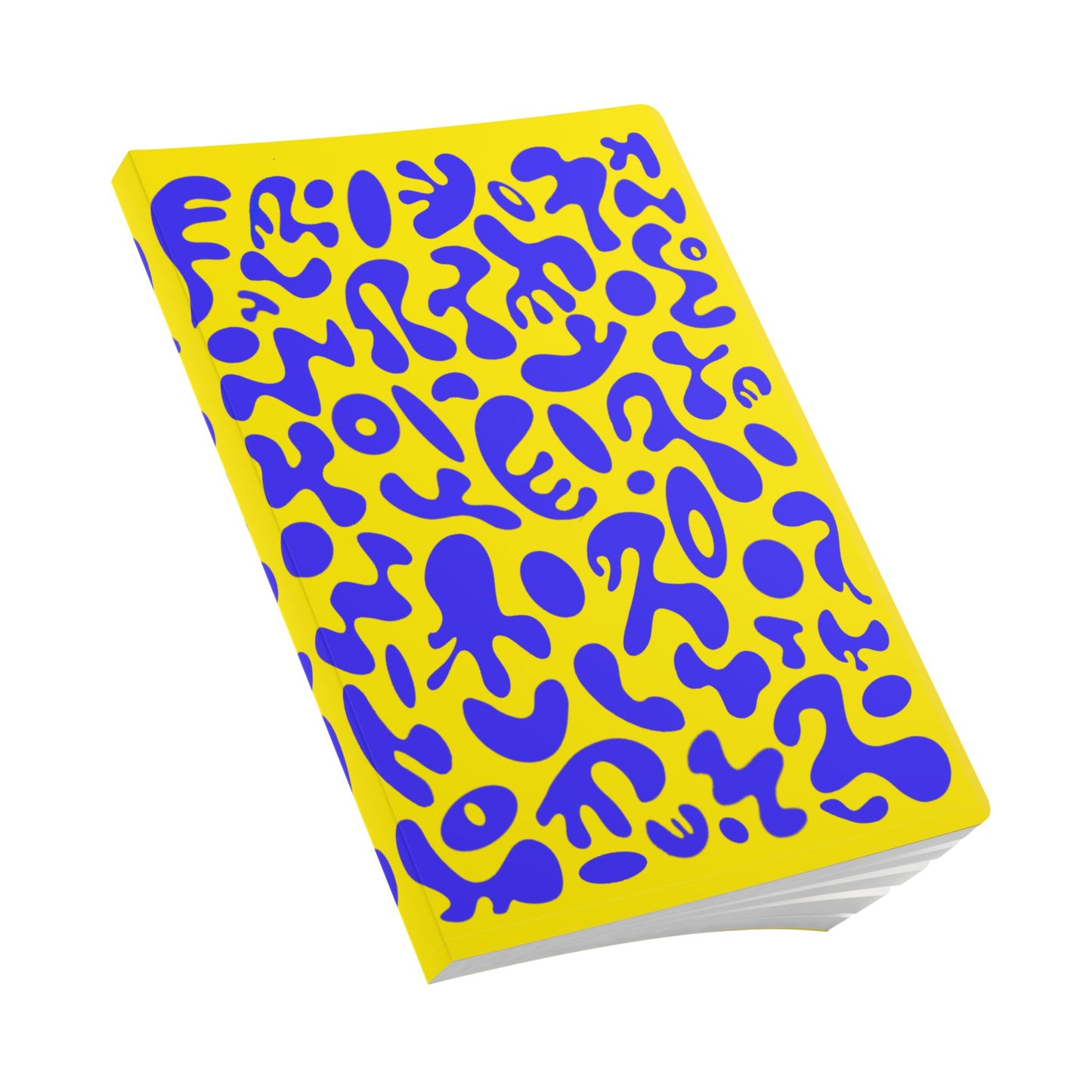 Pure Imagination Softcover Journal w Inside Prints + Tear-Off Pages (Ruled Line) - Sunspell Yellow