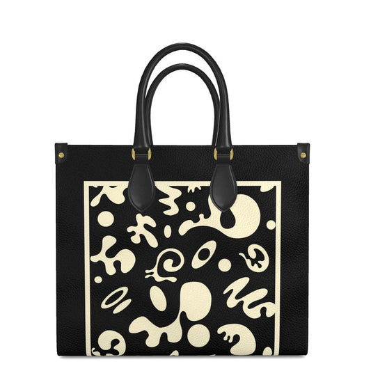 Adorn'd Minimalist Large Leather Designer Shopper Bag