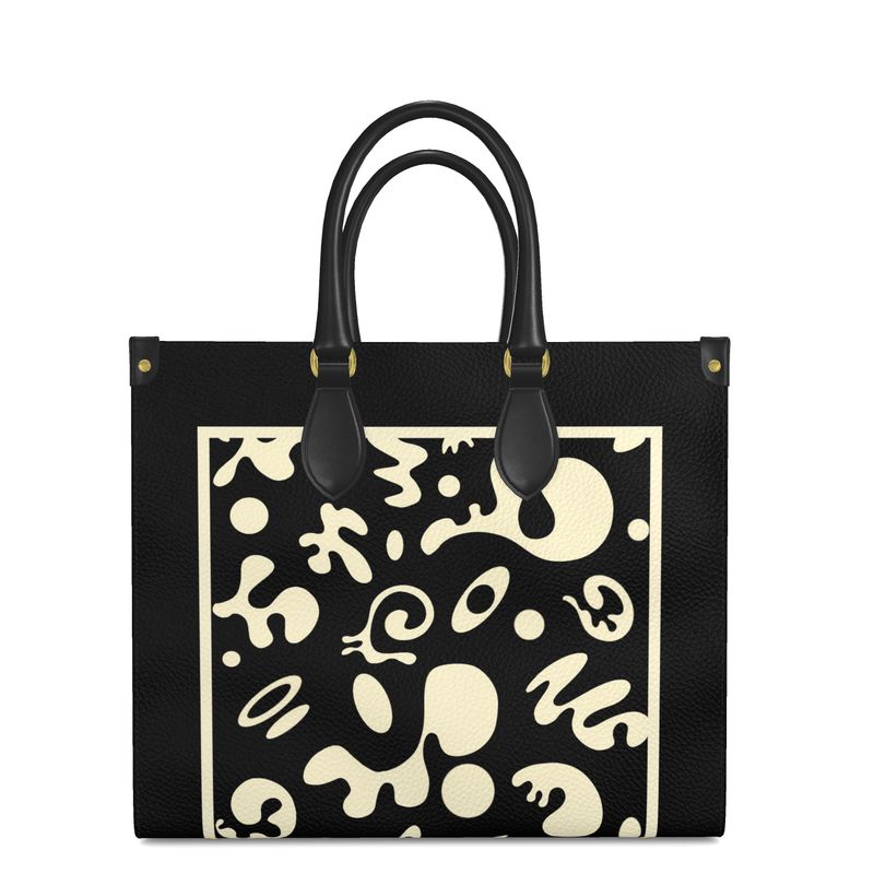 Adorn'd Minimalist Large Leather Designer Shopper Bag