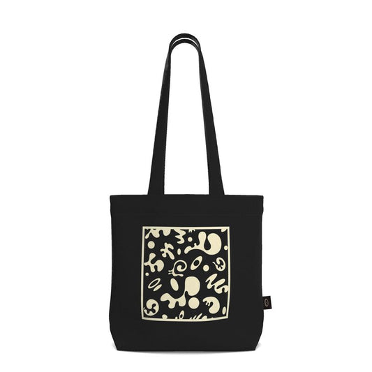 Nourish'd Everyday Tote Bag - Blank Page White Print