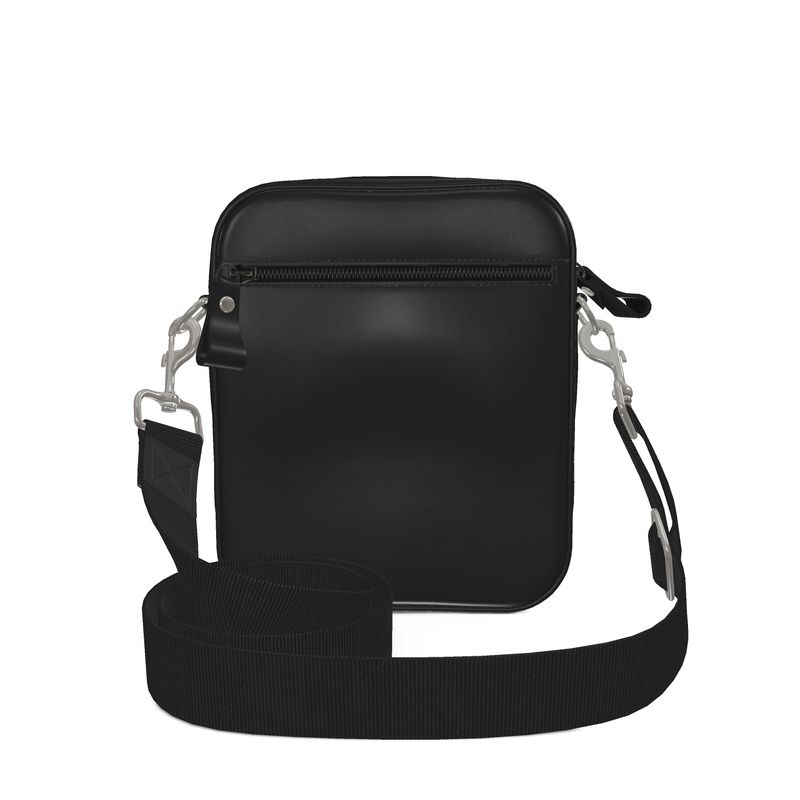 Mirror Work Luxe Leather Messenger Bag