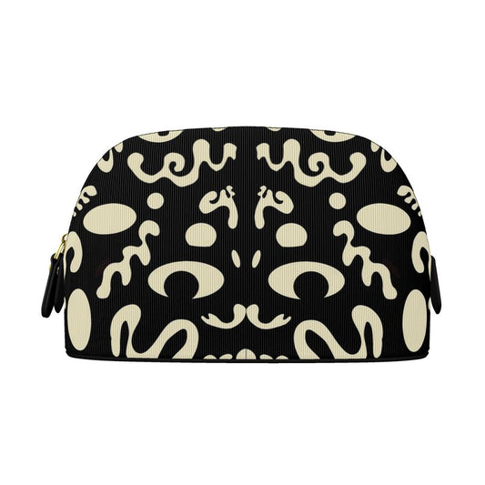 Mirror Work Luxe Leather Cosmetic Case