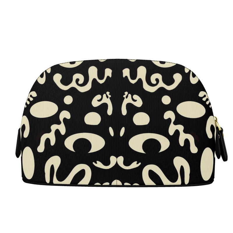 Mirror Work Luxe Leather Cosmetic Case