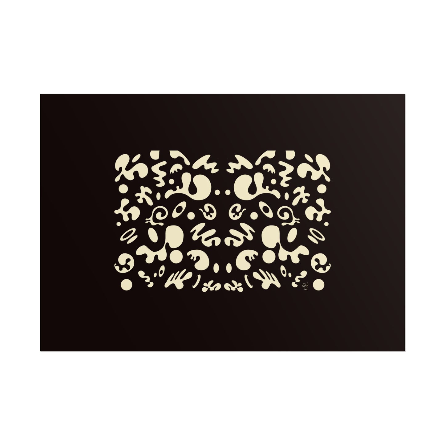 Mirror Work Rolled Poster (Landscape) - Smoke Signal