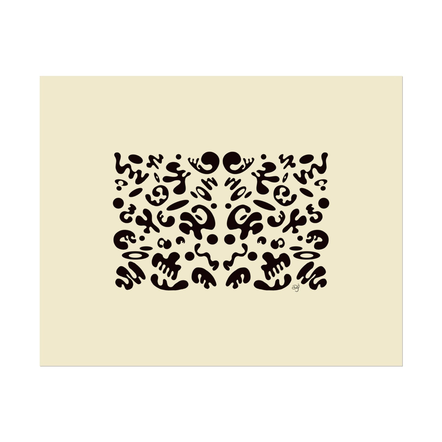 Mirror Work Rolled Poster (Landscape) - Blank Page