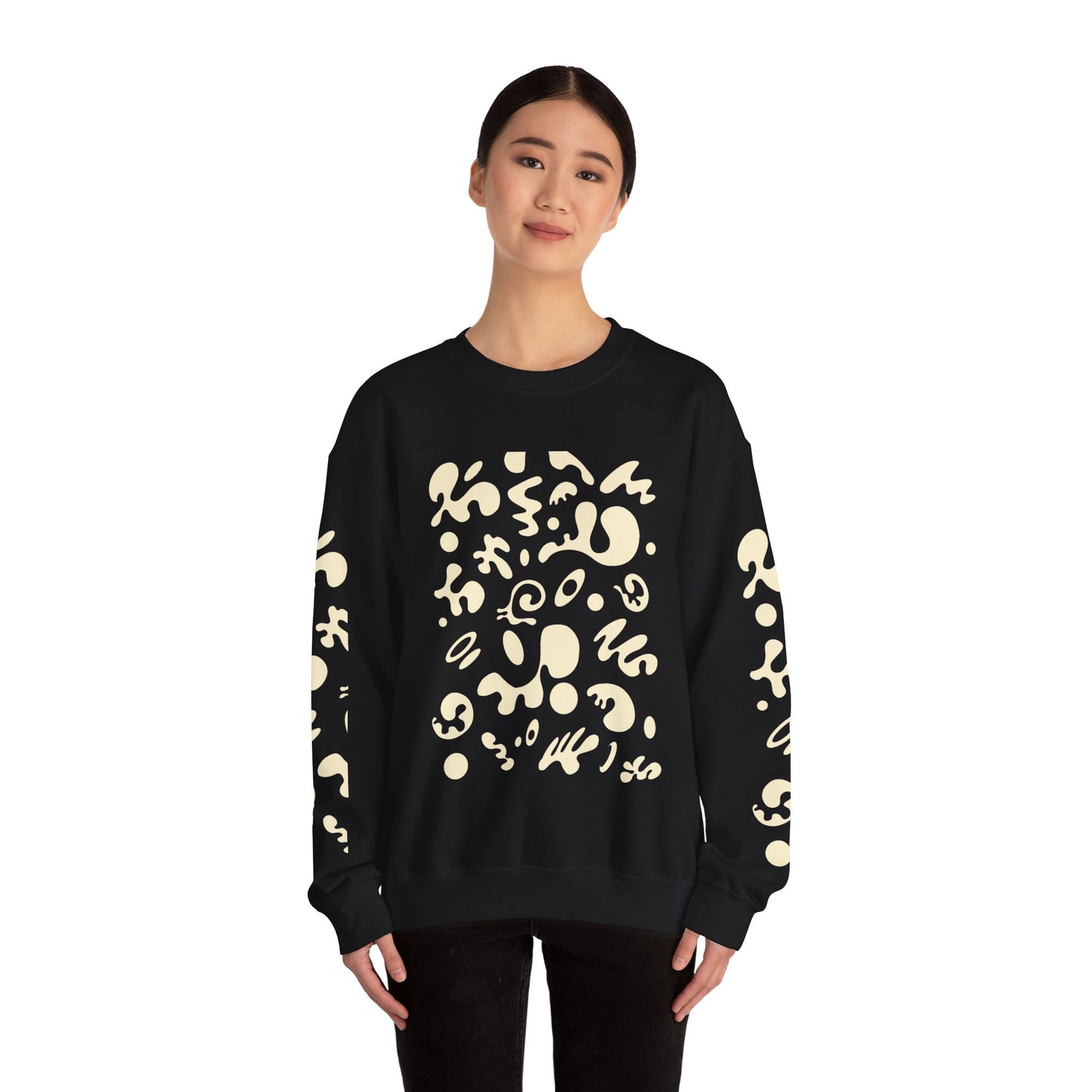 Pure Imagination Unisex Heavy Blend™ Crewneck Sweatshirt - Blank Page White Print