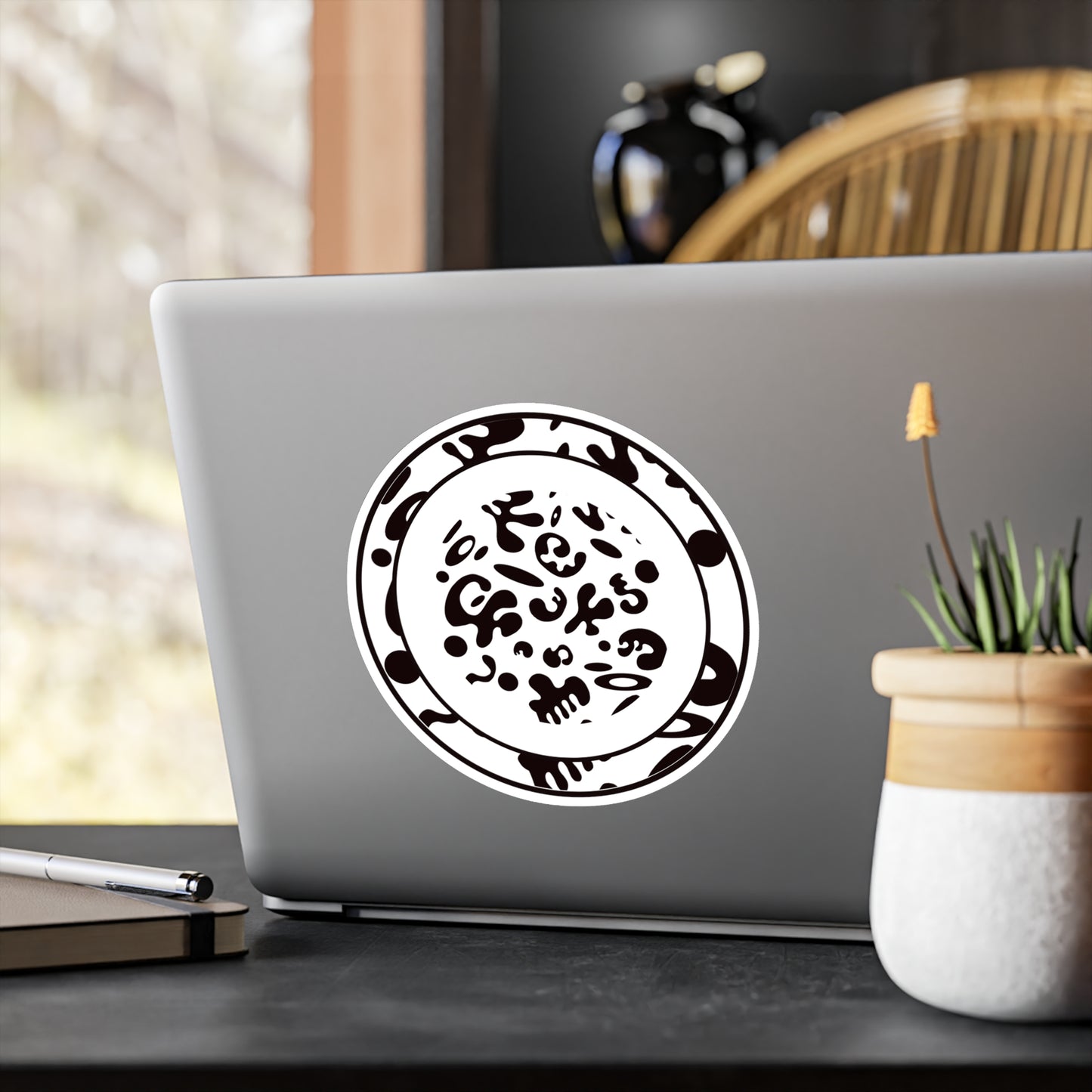 Adorn'd Kiss Cut Vinyl Decal - Starlight White