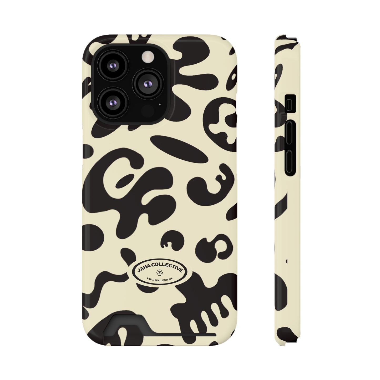 Pure Imagination Phone Case w Card Holder - Blank Page White