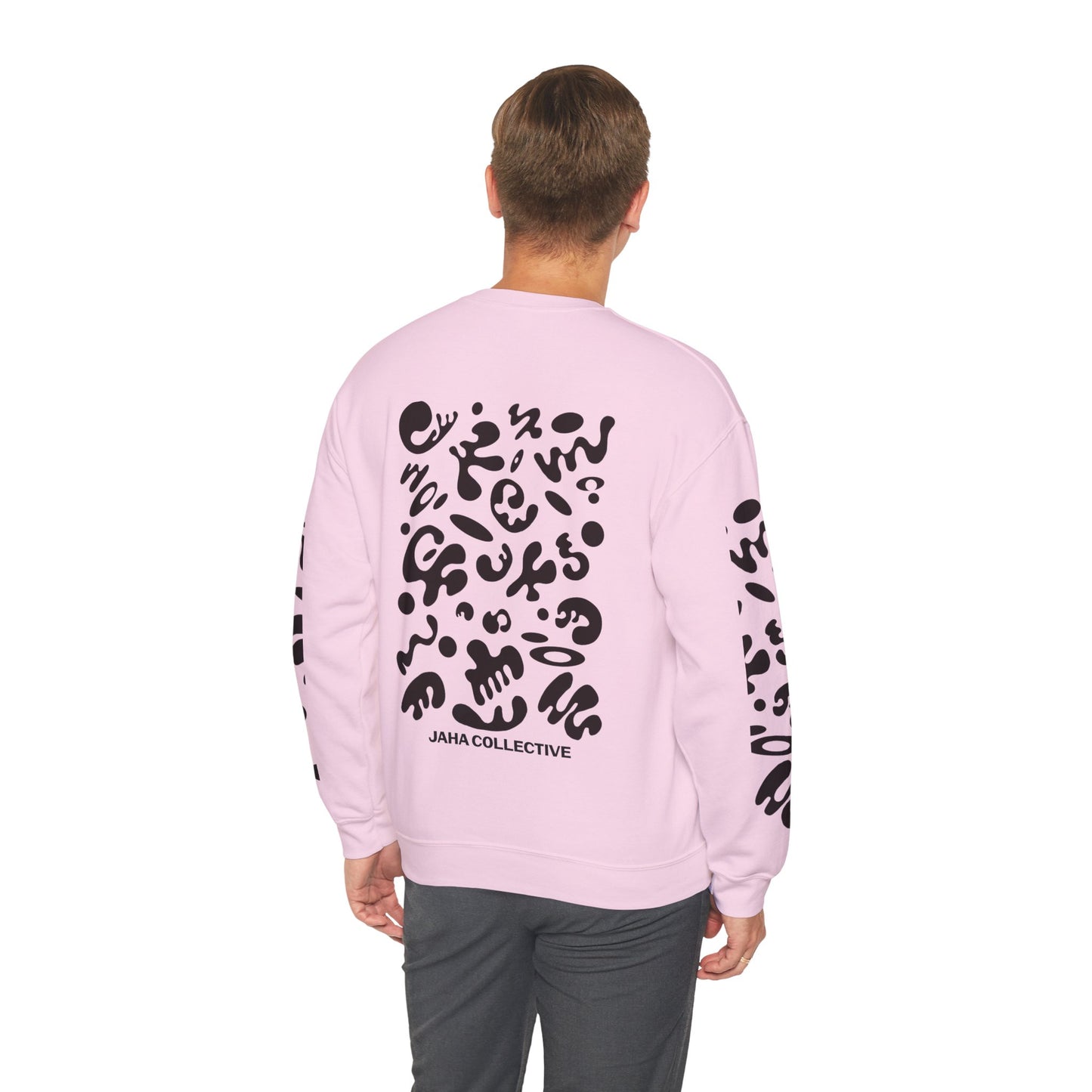 Pure Imagination Unisex Heavy Blend™ Crewneck Sweatshirt- Smoke Signal Black Print