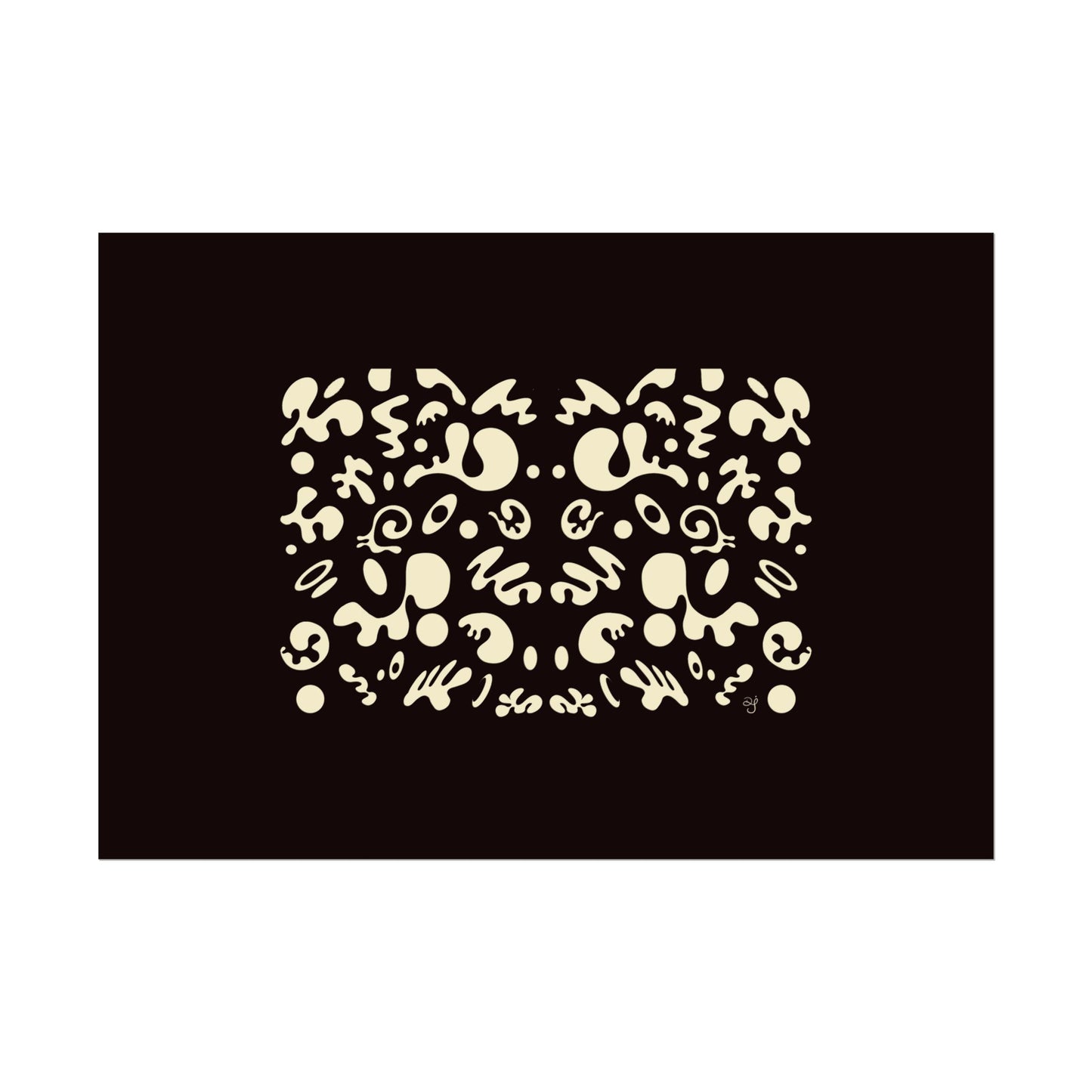 Mirror Work Rolled Poster (Landscape) - Smoke Signal