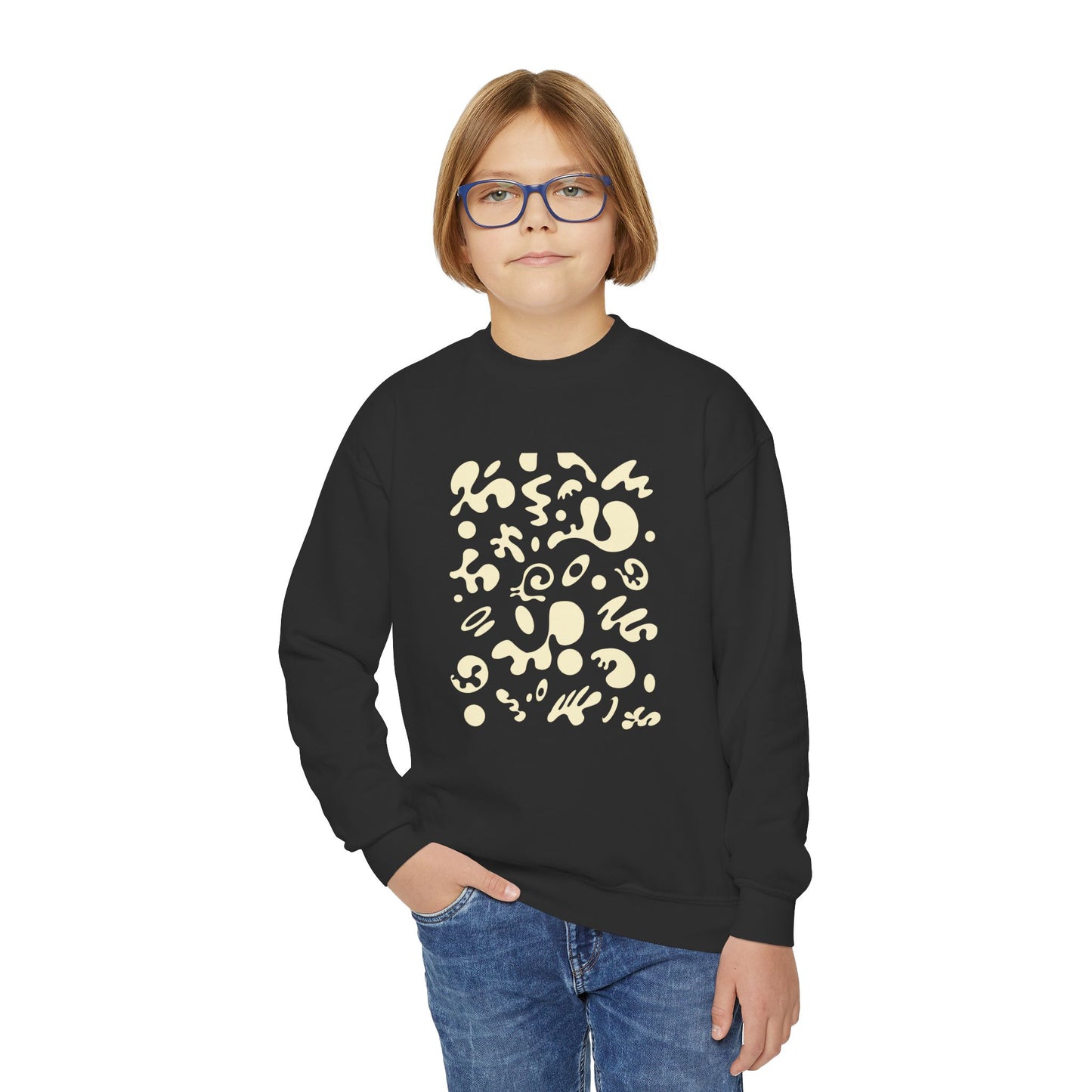 Bright Future Youth Crewneck Sweatshirt - Blank Page