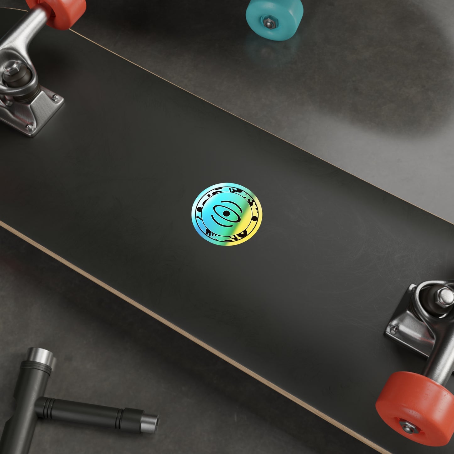Adorn'd Logo Holographic Die Cut Stickers - Blank Page Holo
