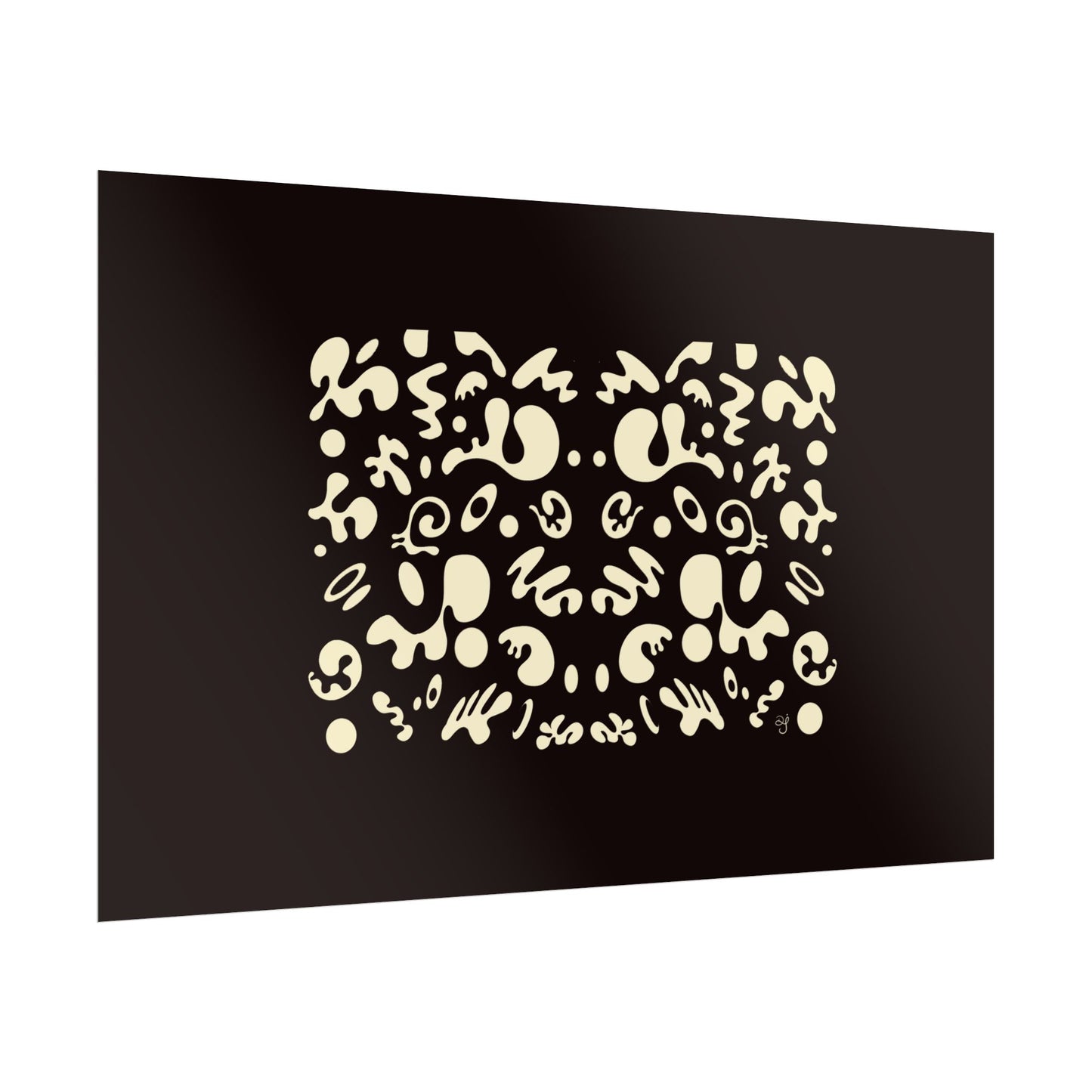 Mirror Work Rolled Poster (Landscape) - Smoke Signal
